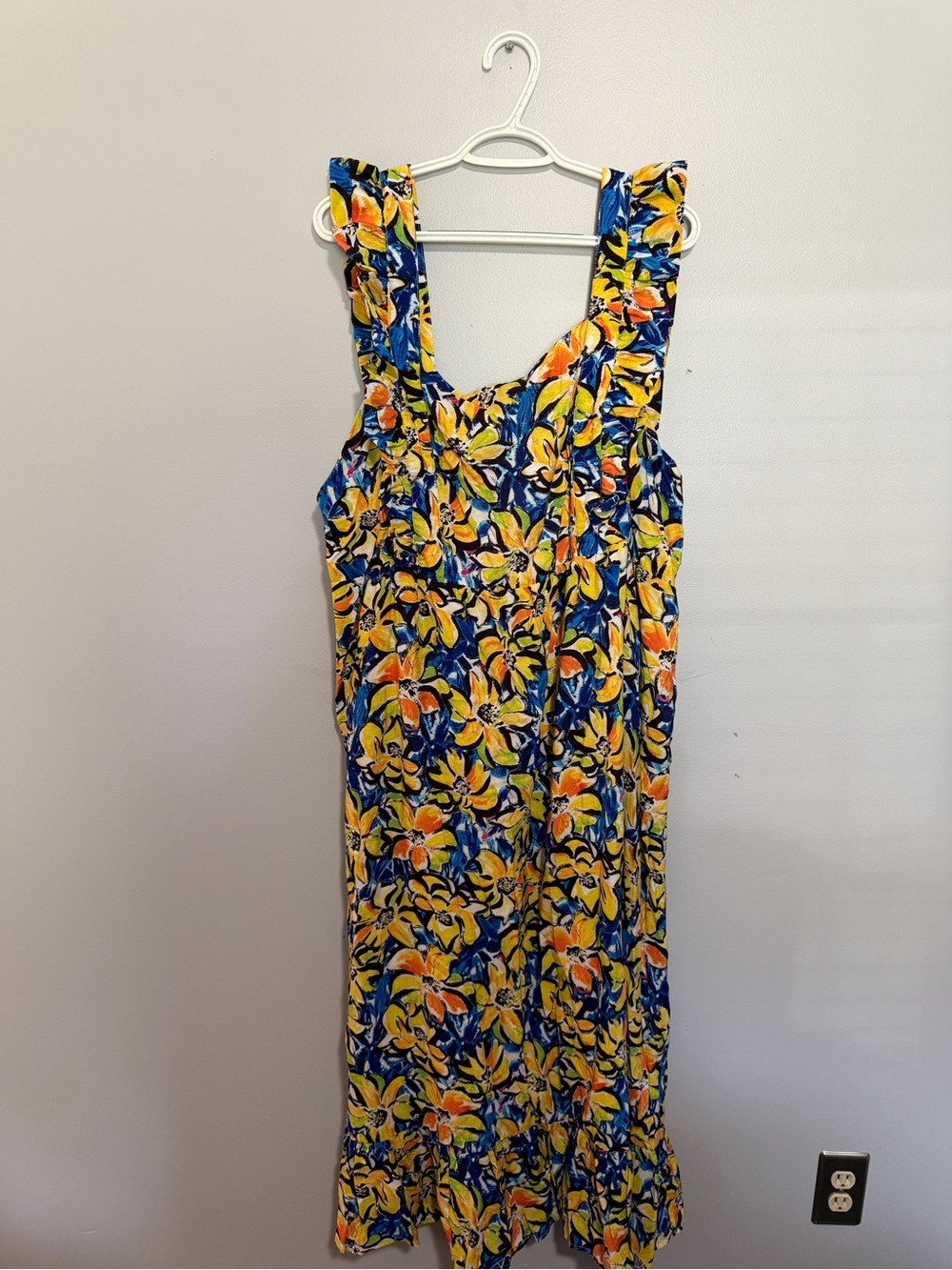 Skies are blue maxi dress size 2X